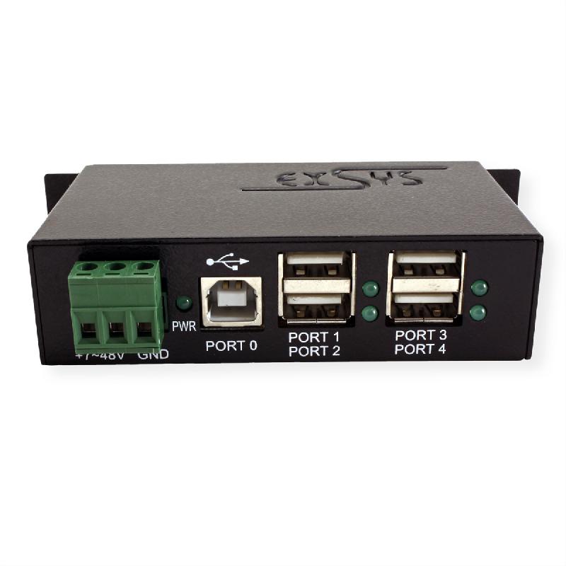 EXSYS EX-1163HMS-WT Hub 4 ports USB 2.0 avec protection de surtension_2