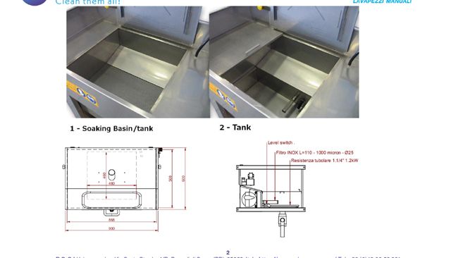 Fontaine cabine HP Compact - Inox 304 - Pression 5 bar - Nettoyage de pièces mécaniques_2