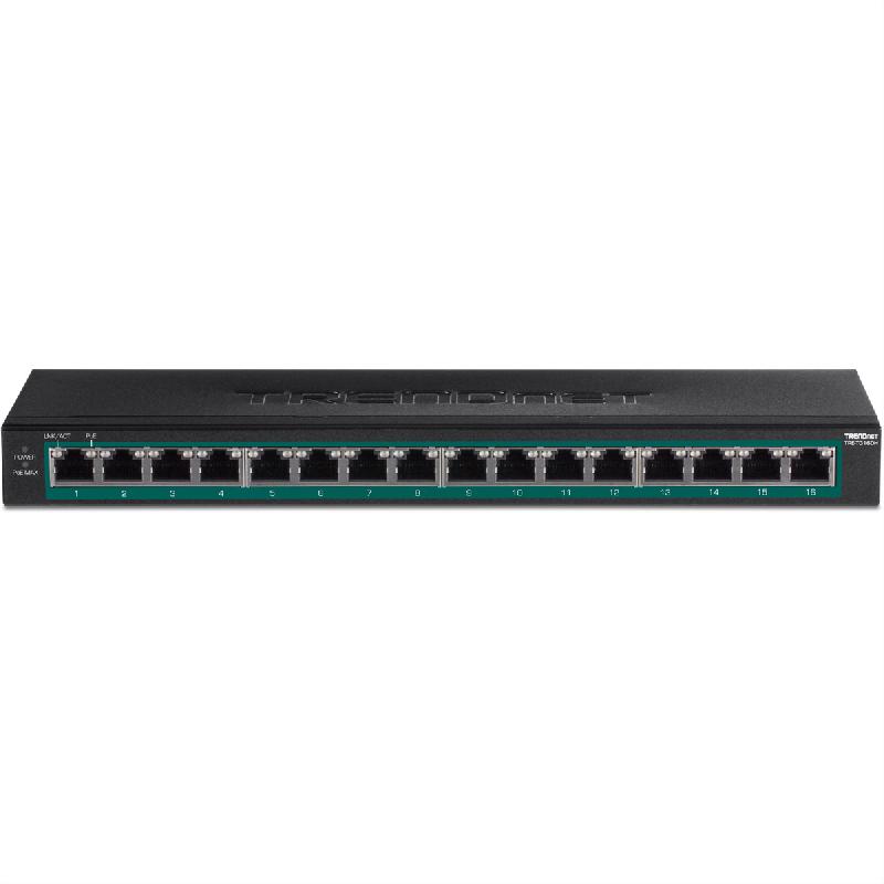 TRENDNET TPE-TG160H Switch PoE+ Gigabit à 16 ports, noir_2