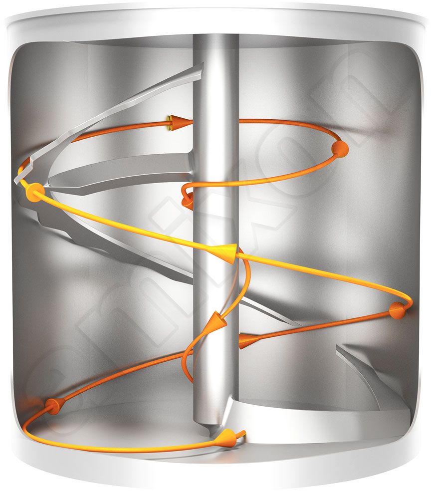 Mélangeur mono-rotor vertical pour liquides alimentaires - Amixon VM - 530 litres - Certifié EHEDG, FDA, GMP, ASME_2