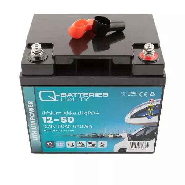 Batterie Lithium Q-Batteries Akku LifePO4 12-50 12,8V 50Ah_2