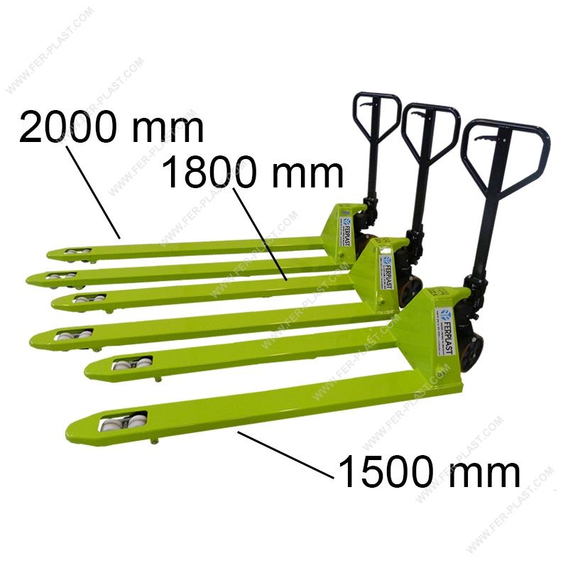 Transpalette manuel FPGS SPE Ferplast - 2500 kg - Fourches spéciales de 600 à 2000 mm_2
