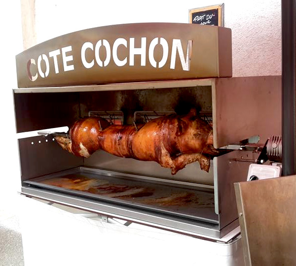 Tourne broche inox gaz resto-grill de mobigrill, destinée aux restaurateurs_2