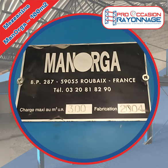Mezzanine - 100m² - 300kg/m² - ManOrga_2