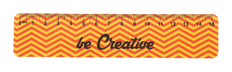 Règle personnalisée en plastique souple - 15 cm - Impression quadri UV LED_2