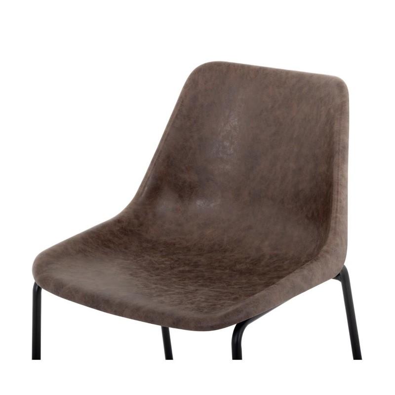 Tabouret haut Rodeo moka | Bolero - FB884_2