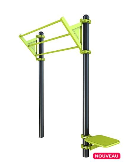 Triple barre devers + plyo - Gamme Street Workout DAMAPRO_2