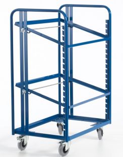 Chariot porte-bacs - Kalidesk - 200 kg - CC001-0465 - Norme Europe - Cadres métalliques inclinables_2