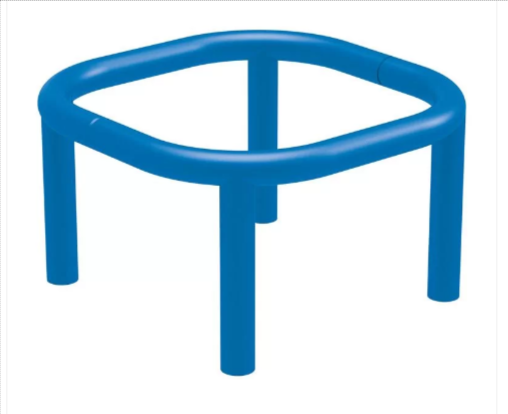 Corset de Protection - Arceau urbain - Dimensions 700x700 mm - Tube acier Ø 60 mm - Finition Galva, Peint/Galva_2