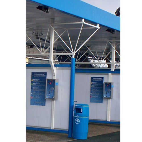 Coffret de piste encastrable ou sur pied pour stations de lavage