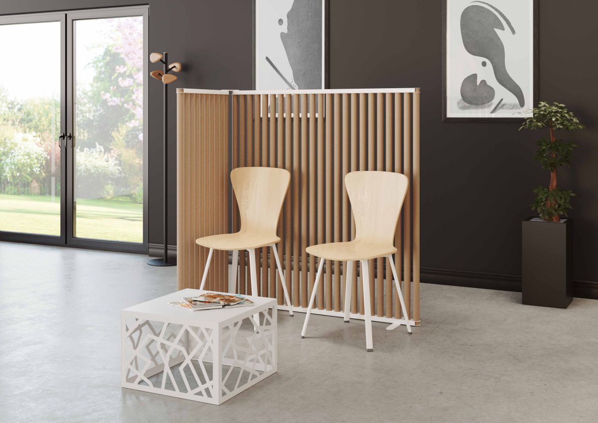 Ganivel - Cloisonnette ajourée en acier avec finition époxy - Fabrication française et recyclable_2