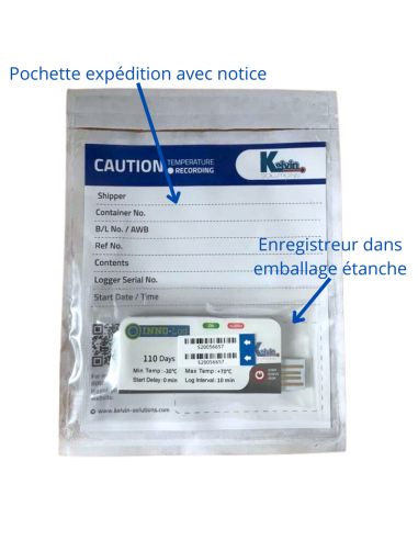 Innolog SU - Enregistreur de température USB/PDF à usage unique - 110 jours d'enregistrement_2
