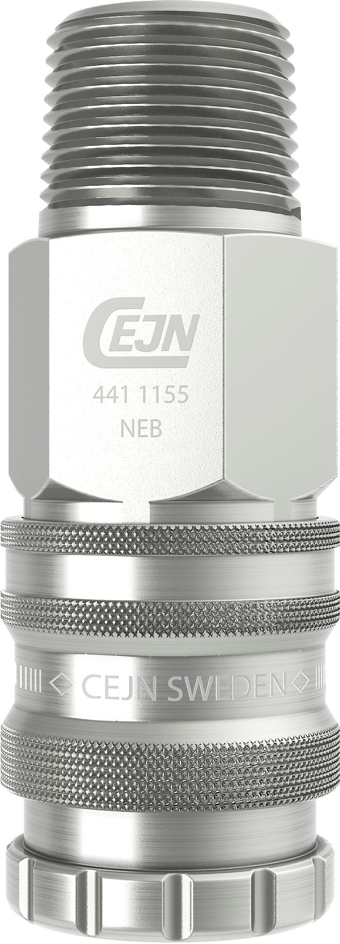 Série 441 - coupleur CEJN en laiton nickelé - haut débit et sécurité intégrée_2