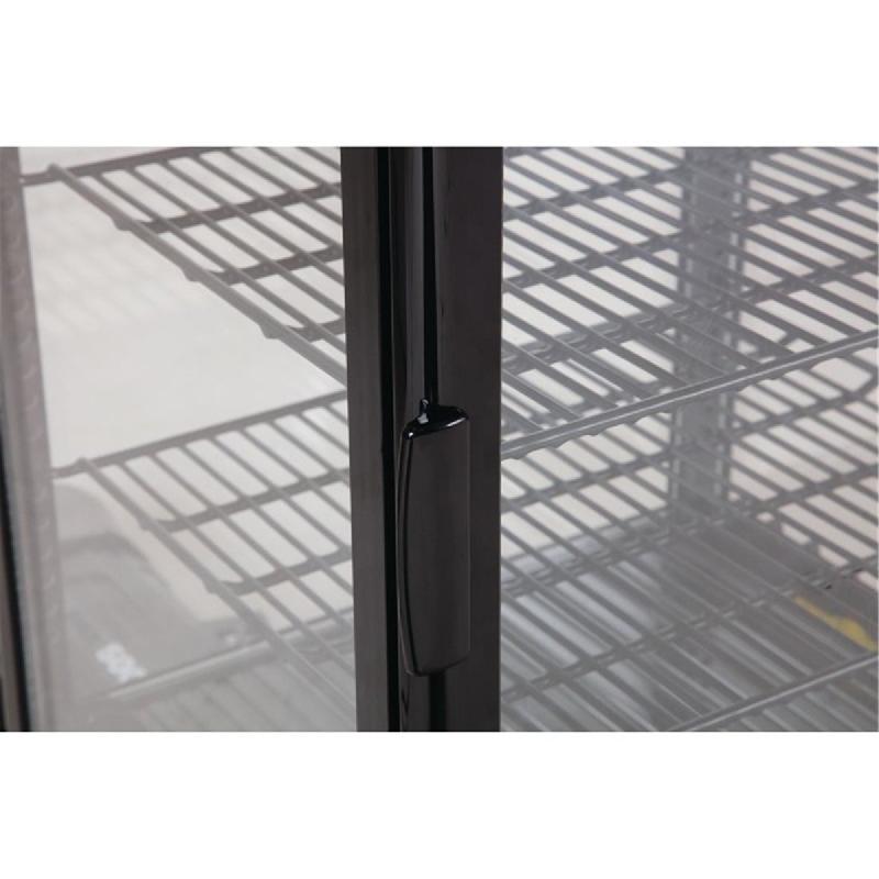 Vitrine réfrigérée positive noire Série C 68L | POLAR - CX577_2