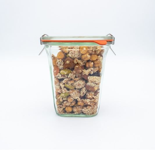 Bocaux en verre WECK Quadro 545 ml Ø100 mm avec couvercle et joint (clips non inclus) - WN000027_2