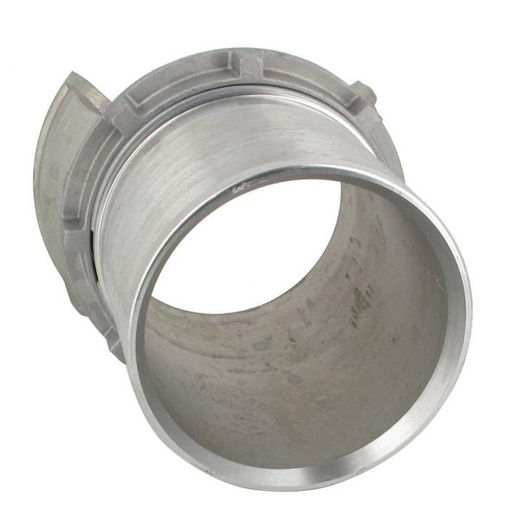 Demi-raccord symétrique avec verrou - DN 150 mm - Embout annelé Ø 152 mm - Alu_2