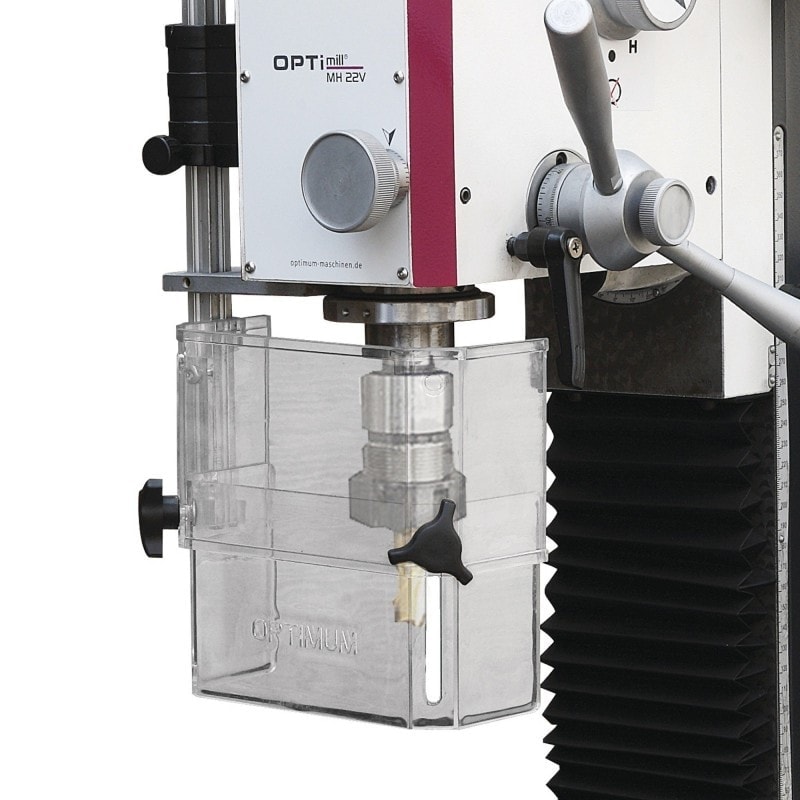 Fraiseuse Optimum MH 22V - 3338135 - Variateur de vitesse électronique et jauge digitale_2