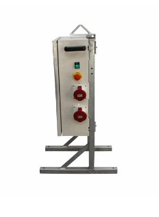 Mcpatcx513 - Armoire électrique de chantier H2MC - Plastrons intérieurs amovibles IP21 - Polyester IK10/IP66 RAL7035_2