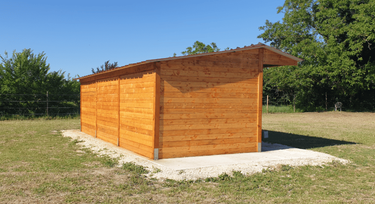 2 boxes avec abri Douglas - BOX015 - LCI Cheval - Structure en bois robuste et modulable_2