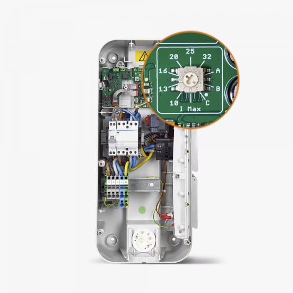 Borne de recharge en copropriété HAGER Witty Start 22kW - Triphasé - Compatible Linky - Accès sécurisé par clés_2