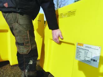 Cuve de transport eau rectangulaire : 125 litres - 306890_2