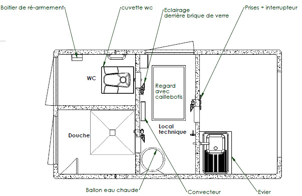 Sanitaires publics extérieurs module une famille_2