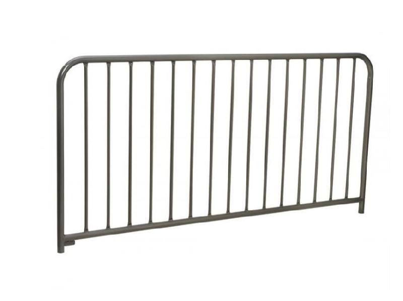 Barrière barreaux - Hauteur 1300 mm, Longueur 2000 mm - Tube en acier Ø 35 mm et Ø 16 mm - Finition galvanisée ou peint sur galva_2