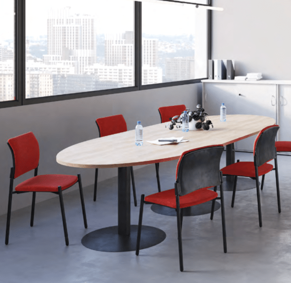 Ensemble - Tables de réunion - Buronomic - différents plateaux et finitions au choix_2
