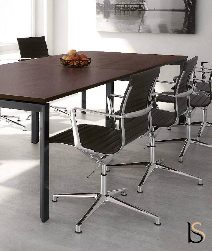 Siège de réunion design Evole - Mobel Linea - Noir_2