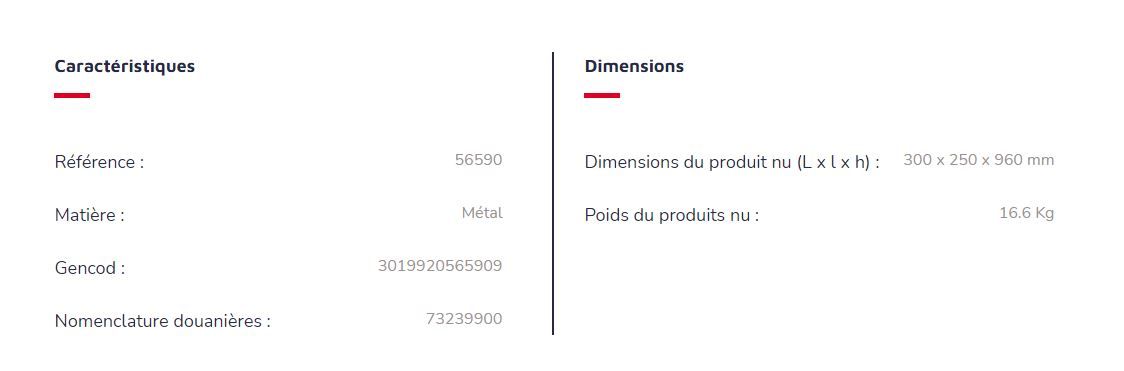 Réf. 56590 KOPA - Cendrier corbeille sur pied 6L/30L - Rossignol - Gris anthracite_2