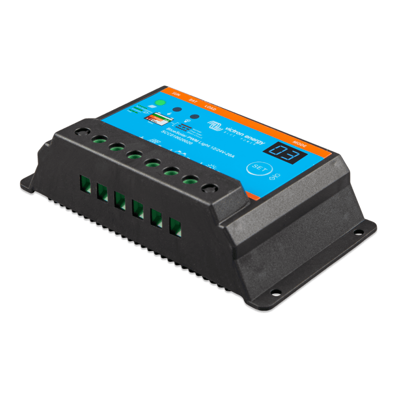 Régulateur solaire PWM 20A 12/24V - Victron Bluesolar avec écran LCD et prises USB_2