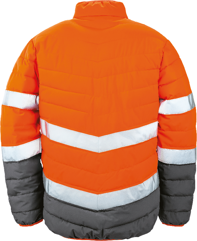 Veste de sécurité toucher doux - Réf: R325M - Polyester stretch, bandes réfléchissantes, EN ISO 20471_2