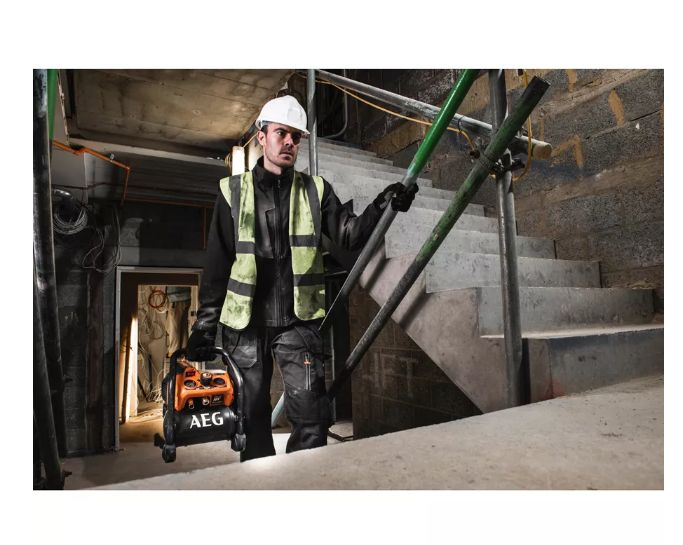 Compresseur Dual Brushless 18V BK18-38BL - AEG - Réservoir 3,8 L - Pompe sans huile - Régulateur précis_2