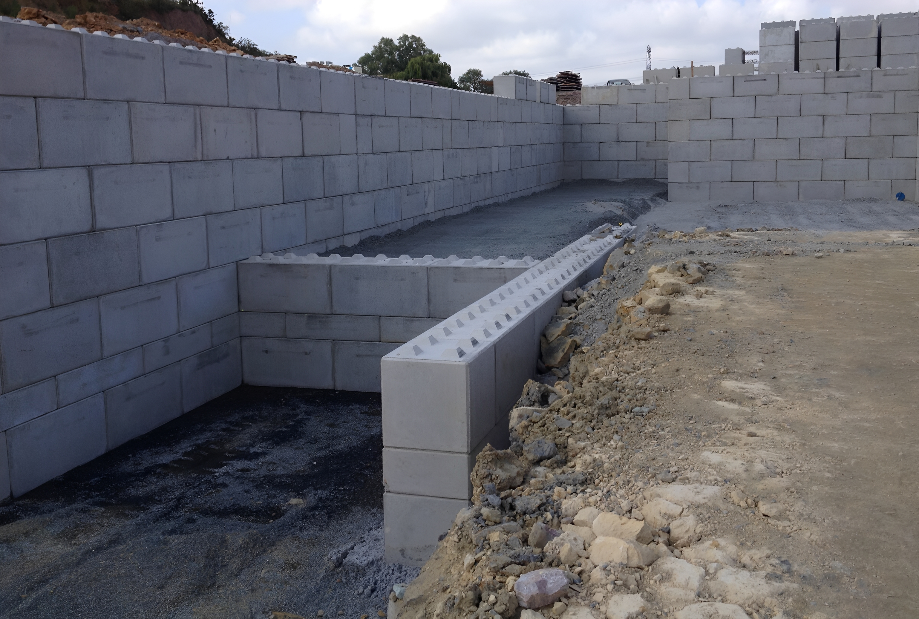 Bloc beton - systeme de construction modulable