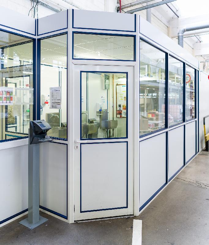 Cloison amovible clo5 - vitrée ou pleine - modulable et grande hauteur_2