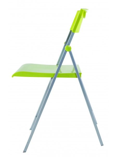Cpsmile V - Chaise pliante - Alba - Structure en acier - Finition glossy verte_2