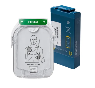 Défibrillateur Semi-Automatique Heartstart Philips HS1 DSA/HS1 - Simple d’usage et intuitif pour le grand public - Livré avec pile, électrodes adulte, housse de protection et kit de 1er secours_2