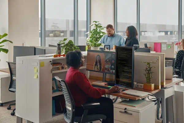 Micro-casque Poly Blackwire 3315 monaural USB-C certifié Microsoft Teams + connexion 3,5 mm + adapta_2