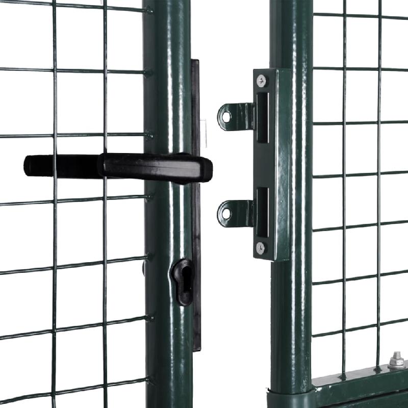 Vidaxl portail de clôture en grillage galvanisée 289 x 200 cm / 306 x 250 cm 140926_2