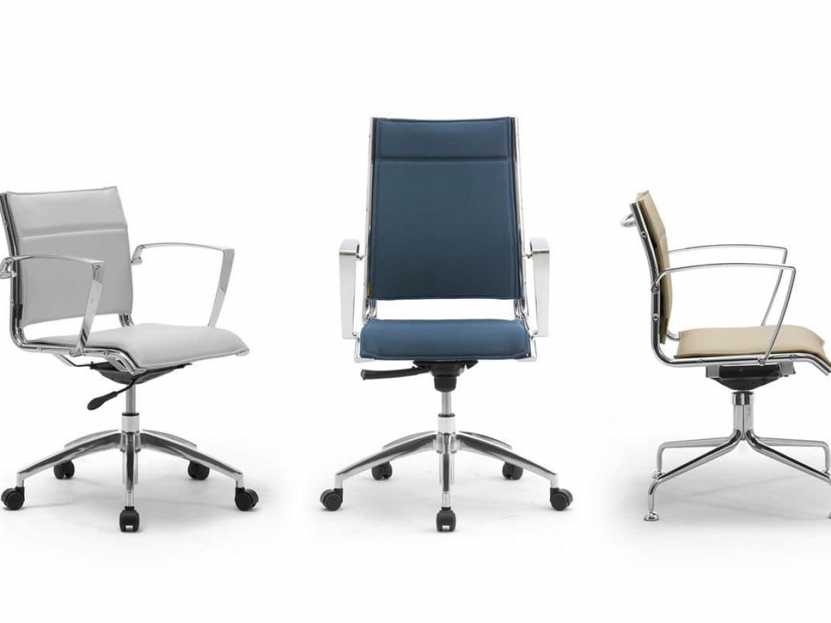 Fauteuil de direction de prestance ORIGAMI X - Design contemporain avec accoudoirs chromés et mécanismes polyvalents_2