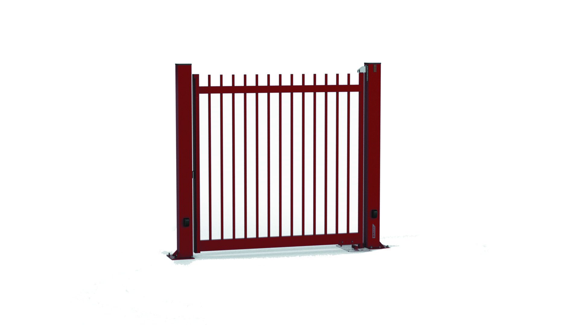 Portail pivotant motorisé ALLIX® - avec opérateur hydraulique enterré_2