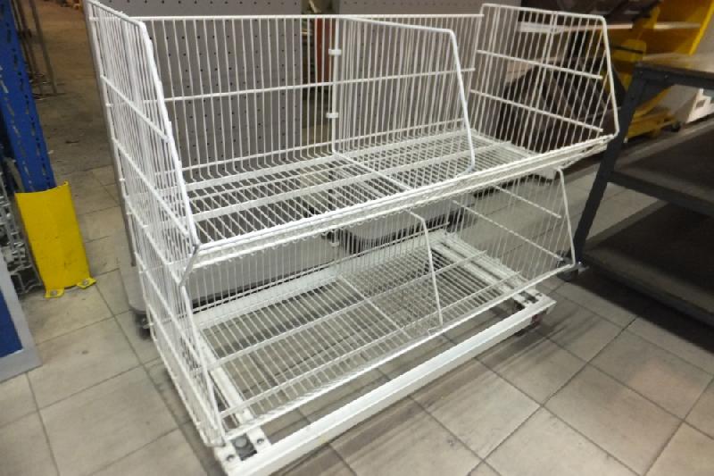 Lp75-16 - panier bac fil superposable avec socle blanc_2