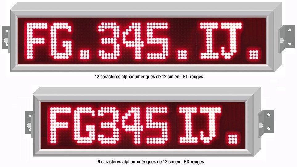 Panneau parking camions sur mesure - Afficheurs Eletronique A.C.I_2