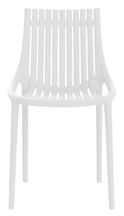 Lot de chaises - Monobloc, empilable, ergonomique - Ibiza_2