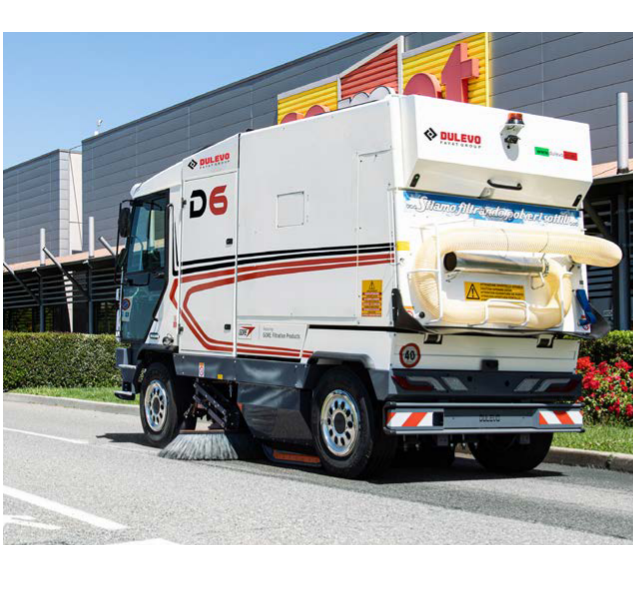 Balayeuse de voirie thermique révolutionnaire - dulevo d6_2