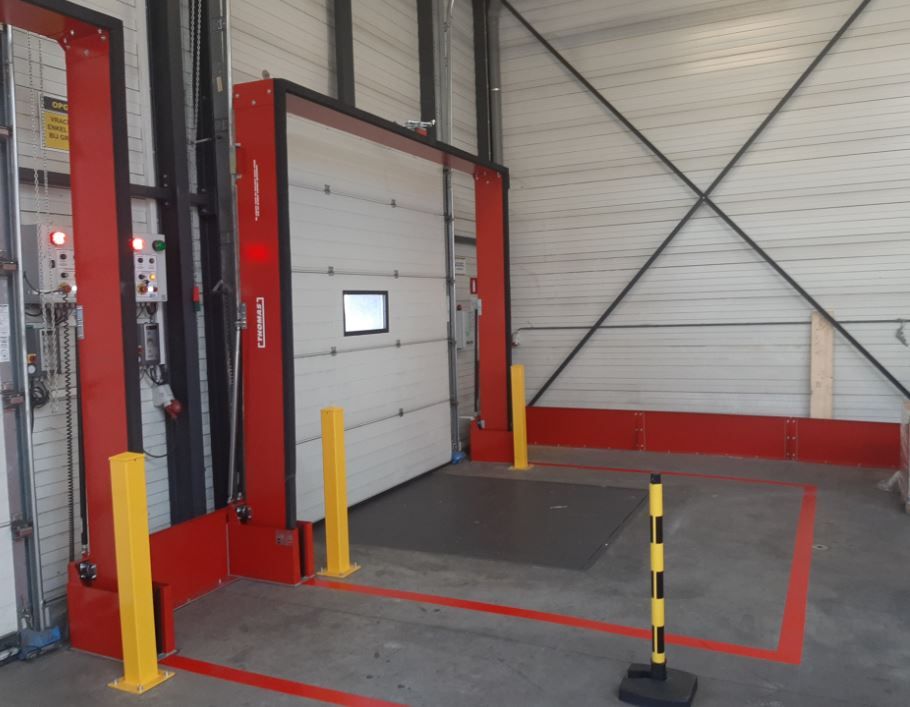 Barrières de rétention d'eaux d'incendie semi-automatique pour quai_2