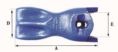 Dents de godet Fastkey FK4 CE - Référence FK4 CE - 3,5 Kg - Dimensions précises_2