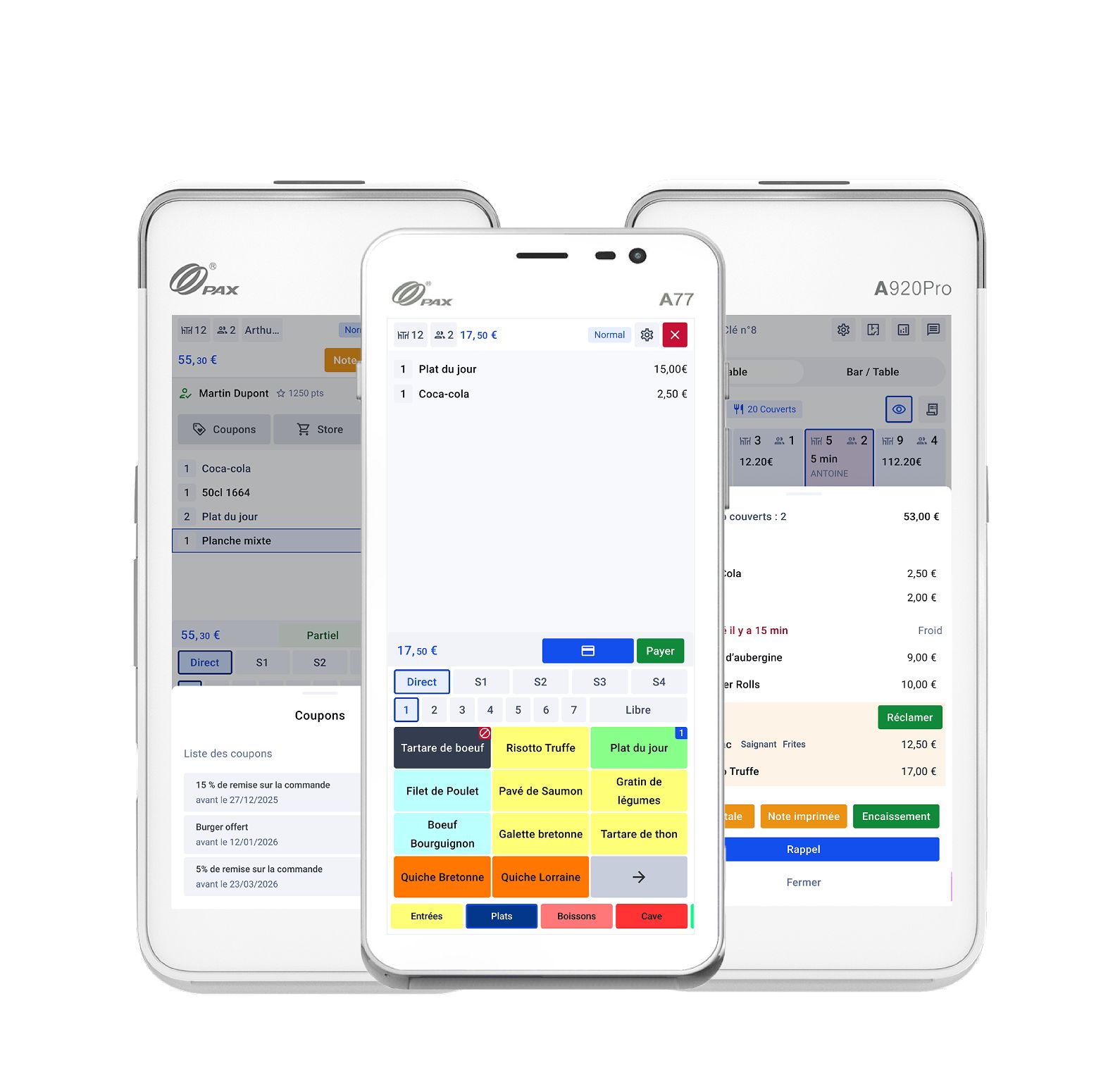 Portable de commande et encaissement CHR - Spindroïd_2