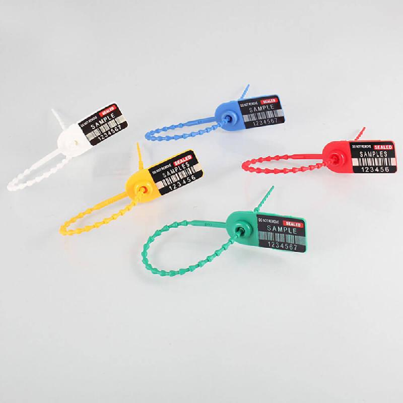 Scellé Nylon à tige crantée ronde - Longueur 160mm - Tige Ø2.8mm - Rouge_2