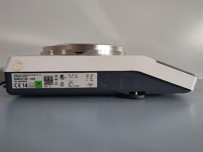 Balance de précision SARTORIUS QUINTIX 1102 1CFR  1100g / 0,01g_2